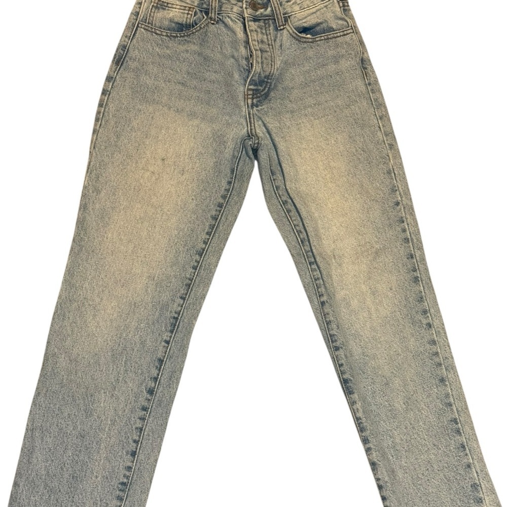 Brandy Melville Blue Straight Jeans Classic Style